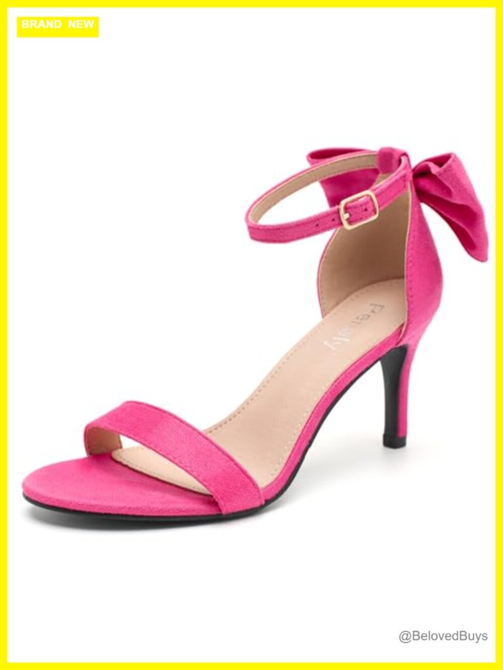 Bow Knot Ankle Strap Kitten Heel Sandals Round Open Toe Wedding Party Shoes
